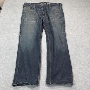 Signature Levi Strauss Jeans Men 40x30 Blue Relaxed Fit Faded Denim Classic